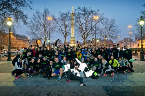 Entrainement original avec le Run75Crew