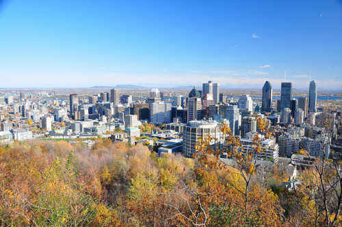 tour mont royal vue montréal