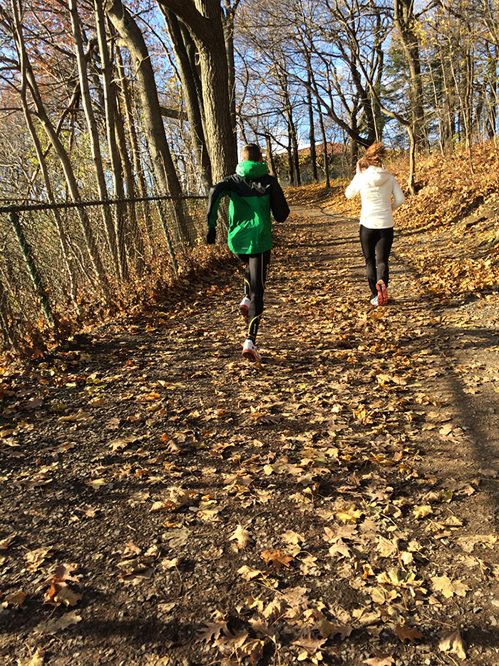 Courir le tour du mont royal et profiter des paysages de montreal depuis le chalet