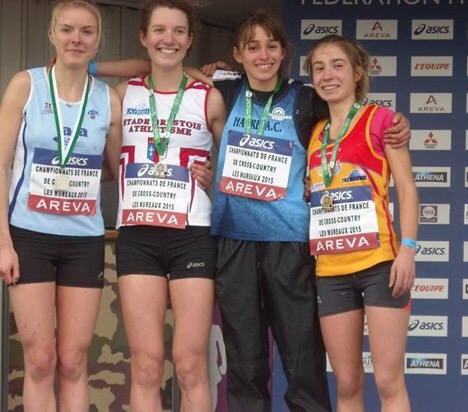 jacqueline gandar est la championne de france espoir de cross-country 2015
