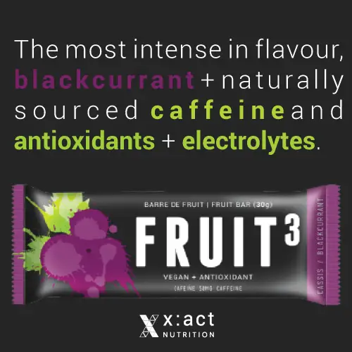 les barres de fruit fruit2 de chez xact nutrition sont délicieuses et donne un vrai coup de fouet!