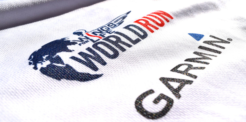 serigraphie t-shirt running addict