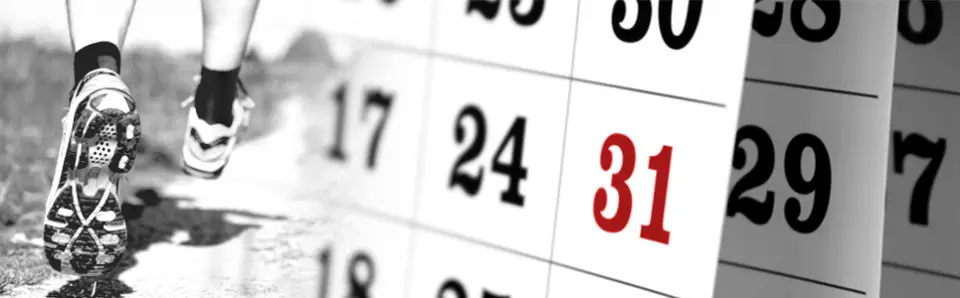 le plan d'entraînement course à pied doit être basé sur un calendrier annuel