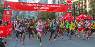 Marathon de Toronto : Surprise j’y serai ! le marathon de toronto 2016 waterfall au canada