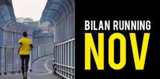 Bilan Running Novembre 2016 : Reprise légère Bilan Running Novembre : Reprise légère