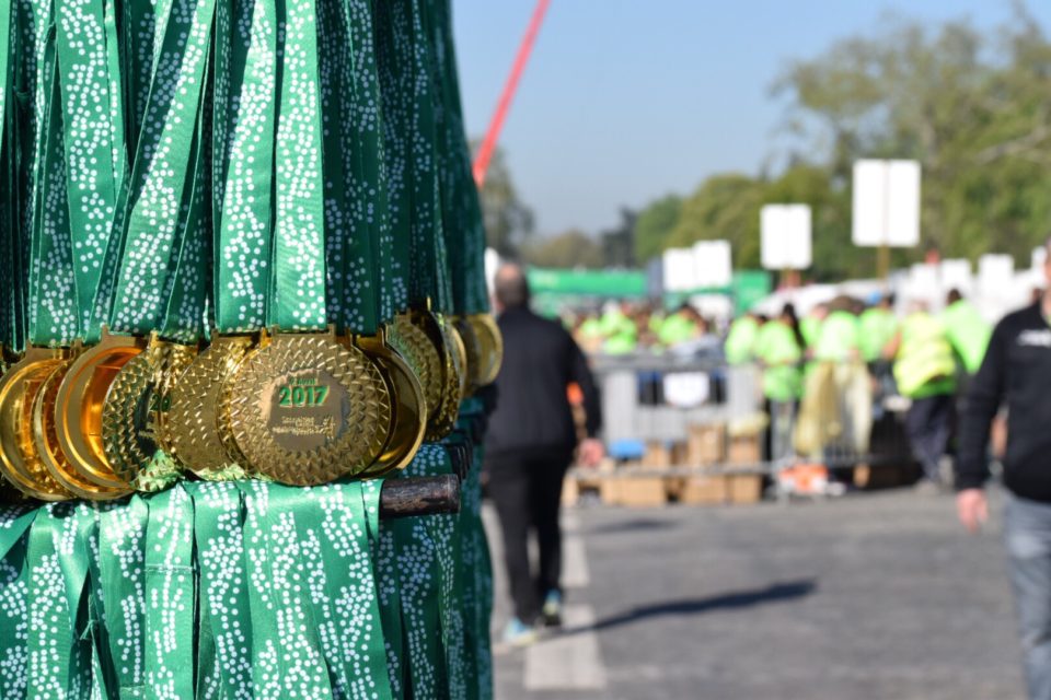 médaille marathon de paris 2017