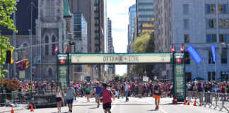 le départ du 10km d'ottawa 2017