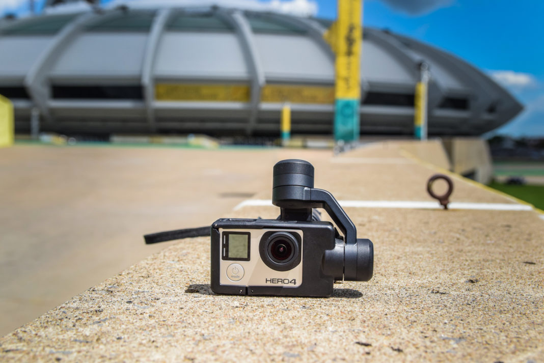 Test perche GoPro Karma Grip stabilisateur en course à pied
