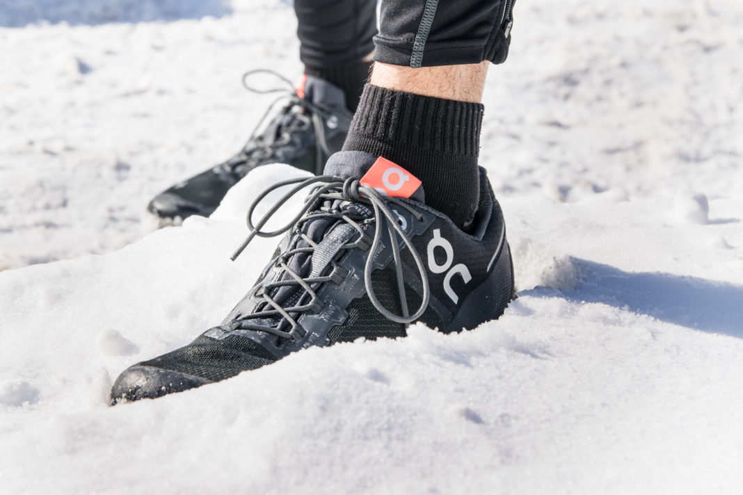 chaussure running neige
