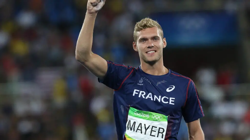 le t-shirt officiel de l'équipe de france d'athlétisme ; cadeau pour coureur idéal !