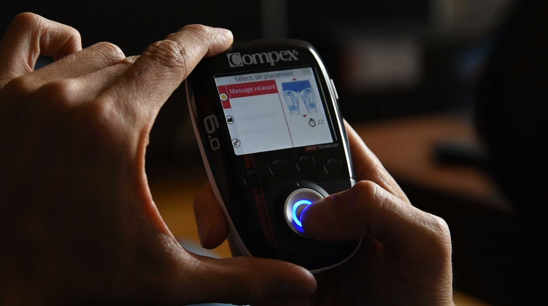 test du compex sp 6.0 appareil d'électrostimulation sans fil