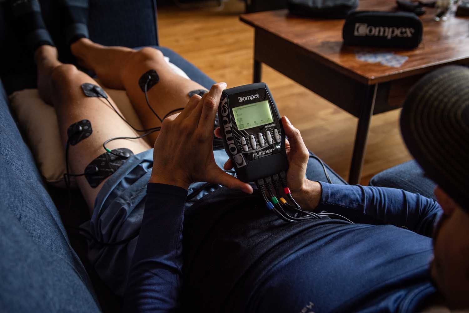 électrostimulation pour la course à pied avec le compex runner
