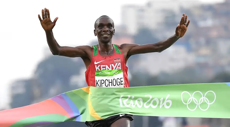 Eliud Kipchoge champion olympique marathon rio 2016