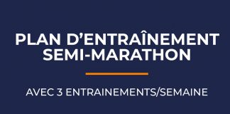Plan d’entraînement semi-marathon 3 séances sur 12 semaines plan d'entrainement semi-marathon 3 séances par semaines 12 semaines pour 1h50 2h00 2h15