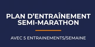Plan d’entraînement semi-marathon 1h30 et moins en 12 semaines plan d'entrainement semi-marathon 4 séances par semaines 12 semaines pour 1h20 1h25 1h30