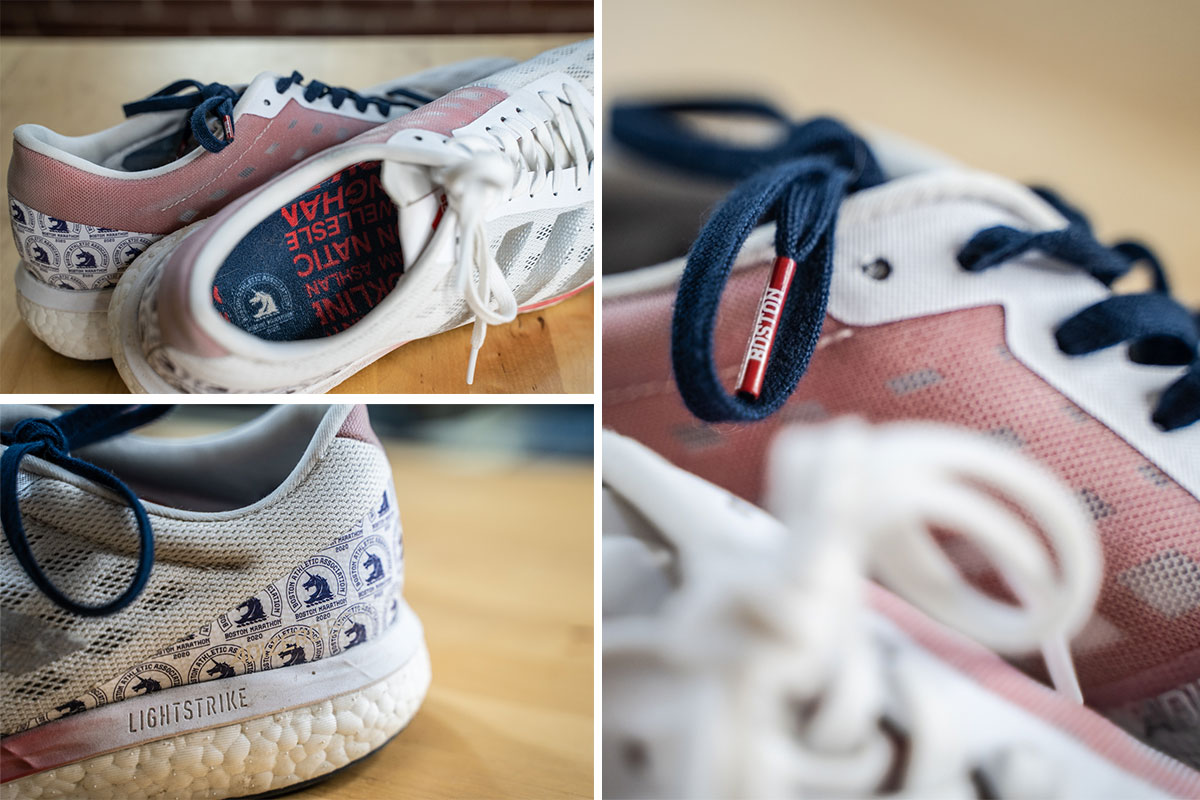 Mousse Adidas boost + lightstrike sur la Boston 9
