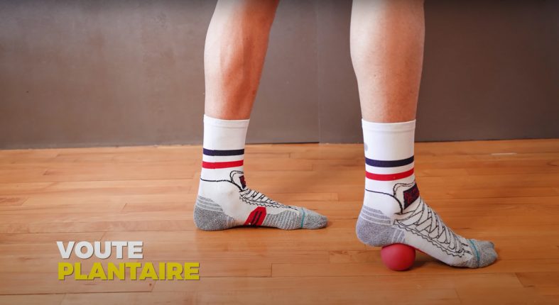 Balle de massage pied / mollet / fesse : accessoire course à pied indispensable (et pas cher)