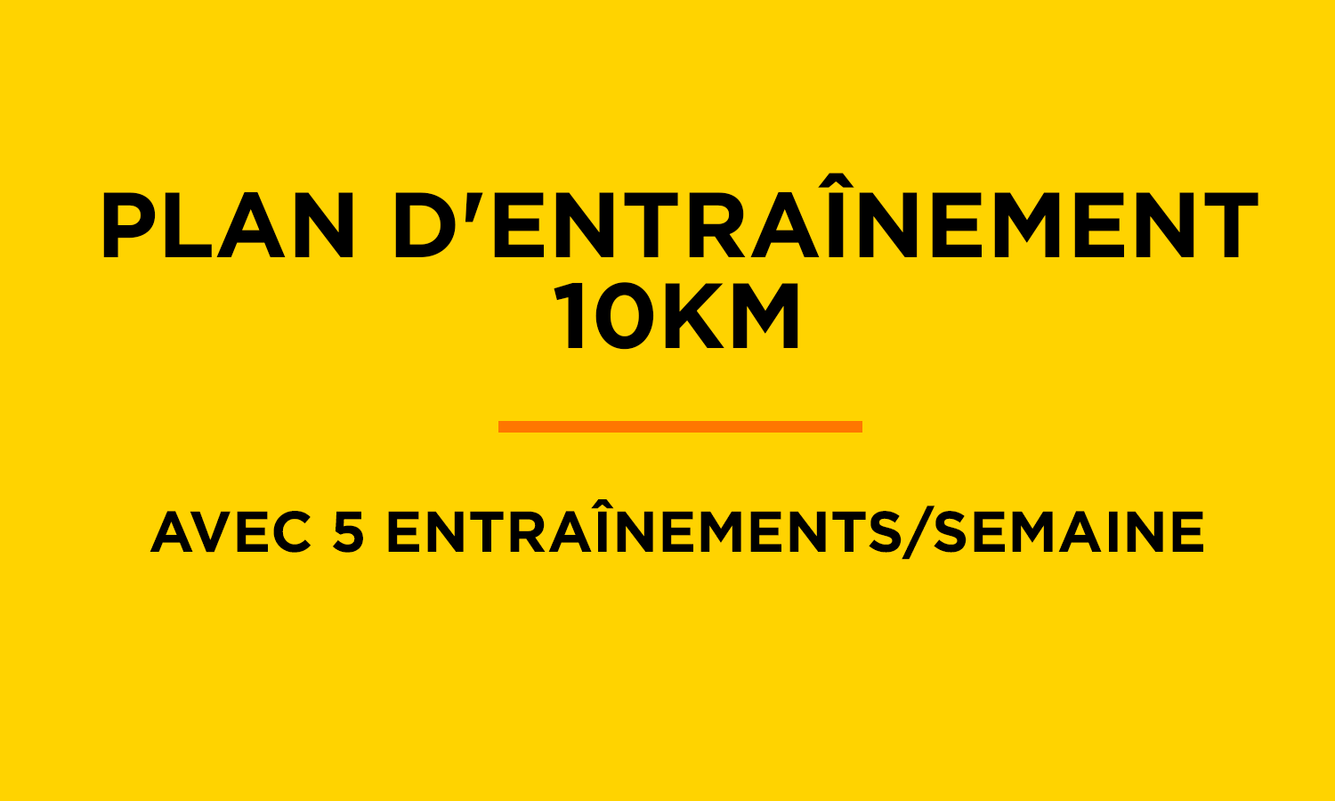 Plan d’entraînement 10km en 40 minutes et moins - Running Addict